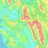 Mapa topográfico Souli Municipality, altitude, relevo