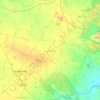 Mapa topográfico Vajrakarur, altitude, relevo