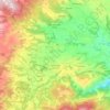 Mapa topográfico Chiaravalle Centrale, altitude, relevo