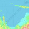 Mapa topográfico Cenderawasih Bay, altitude, relevo