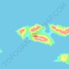 Mapa topográfico Igitkin Island, altitude, relevo