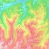 Mapa topográfico Siguer, altitude, relevo