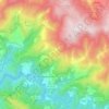 Mapa topográfico Parada de Ester, altitude, relevo