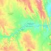 Mapa topográfico Nazas, altitude, relevo