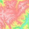 Mapa topográfico Curpahuasi, altitude, relevo