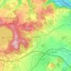 Mapa topográfico Nickenich, altitude, relevo