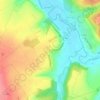 Mapa topográfico Autrey, altitude, relevo