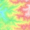 Mapa topográfico Cochapeti, altitude, relevo