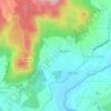 Mapa topográfico Donim, altitude, relevo