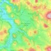 Mapa topográfico Saint-Germain-Laprade, altitude, relevo