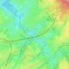Mapa topográfico Moresnet, altitude, relevo