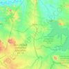 Mapa topográfico Ngong, altitude, relevo