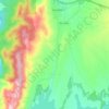Mapa topográfico Trasvase Entrepeñas–Buendía, altitude, relevo