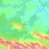 Mapa topográfico Villardeciervos, altitude, relevo