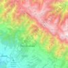 Mapa topográfico Dharmsala, altitude, relevo