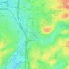 Mapa topográfico Denney Whitford/Raleigh West, altitude, relevo