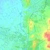 Mapa topográfico Eriswell, altitude, relevo