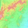 Mapa topográfico Pullalacheruvu, altitude, relevo