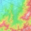 Mapa topográfico Valsaín, altitude, relevo