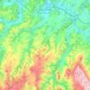 Mapa topográfico Grau / Grado, altitude, relevo