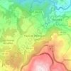 Mapa topográfico Paços de Vilharigues, altitude, relevo