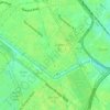 Mapa topográfico Sector 15, altitude, relevo