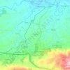 Mapa topográfico el Palomar, altitude, relevo