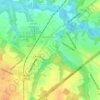 Mapa topográfico Swedesboro, altitude, relevo