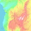 Mapa topográfico Maniamba, altitude, relevo