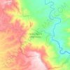 Mapa topográfico Cedar Bench Wilderness, altitude, relevo