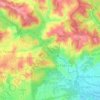 Mapa topográfico Zona Especial de Preservação Ecológica Mata do Privê Vermont, altitude, relevo