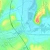 Mapa topográfico Le Breuil-sur-Couze, altitude, relevo