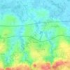 Mapa topográfico Plerguer, altitude, relevo