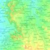 Mapa topográfico Chilamathur, altitude, relevo