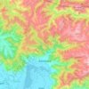 Mapa topográfico Bandipora, altitude, relevo