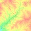 Mapa topográfico Longreach, altitude, relevo