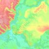 Mapa topográfico Чигоракский территориальный отдел, altitude, relevo
