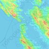 Mapa topográfico São Francisco, altitude, relevo