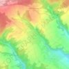 Mapa topográfico Luxem, altitude, relevo