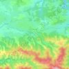 Mapa topográfico Rimont, altitude, relevo