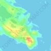 Mapa topográfico ᑲᖏᕿᓂᖅ Rankin Inlet, altitude, relevo