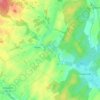 Mapa topográfico Auvet-et-la-Chapelotte, altitude, relevo