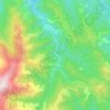 Mapa topográfico Boule-d'Amont, altitude, relevo