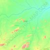 Mapa topográfico Lalaua, altitude, relevo