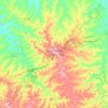 Mapa topográfico Cornélio Procópio, altitude, relevo