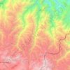 Mapa topográfico Sina, altitude, relevo