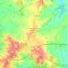 Mapa topográfico Nossa Senhora da Graça do Divor, altitude, relevo