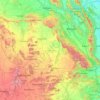 Mapa topográfico Annamayya, altitude, relevo