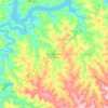 Mapa topográfico Boa Esperança do Iguaçu, altitude, relevo