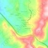 Mapa topográfico Romarigães, altitude, relevo